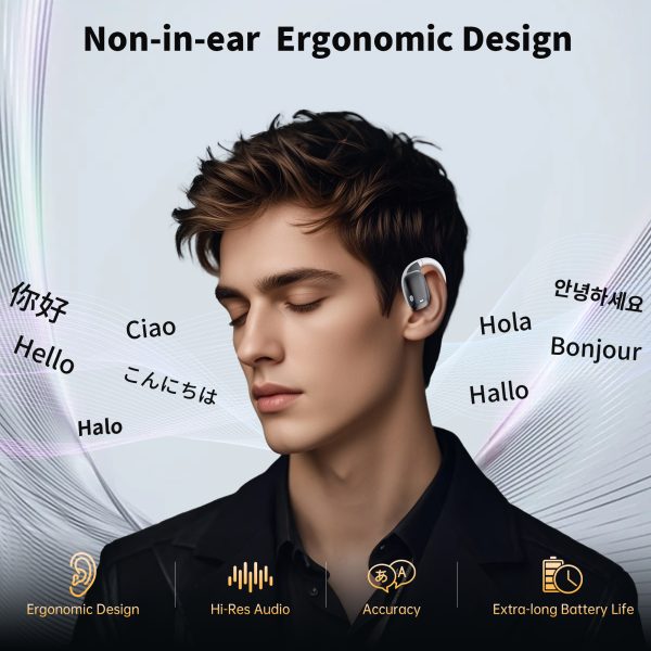AI Translator Earbuds -White